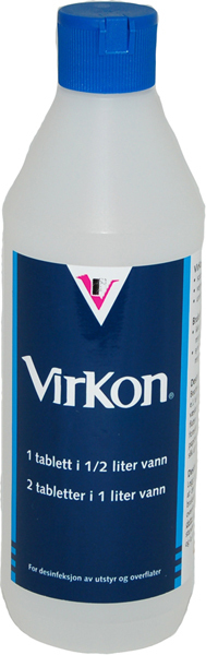 Desinfeksjon Virkon blandeflaske 500ml