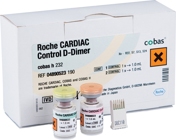 Cardiac kontroll D-dimer Cobas h 232 2x6stk