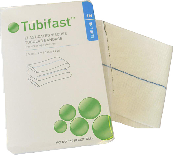 Fiksering Tubifast 2-way stretch 7,5cmx1m blå