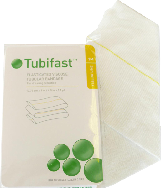 Fiksering Tubifast 2-way stretch 10,75cmx1m gul