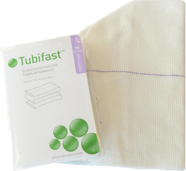 Fiksering Tubifast 2-way stretch 25cmx1m lilla