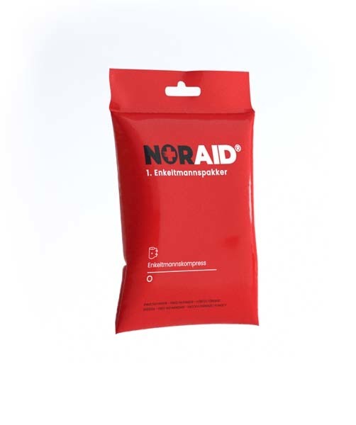 Førstehjelp NorAid innholdspose 1 enkeltmpakke 4pk
