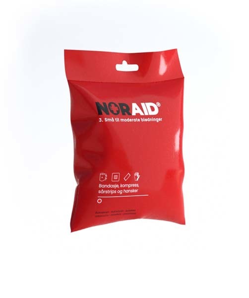 Førstehjelp NorAid innholdspose 3 Små mod blødning