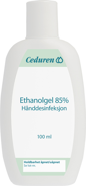 Hånddesinfeksjon Ceduren 85% gel 100ml