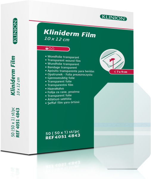 Bandasje transparent Kliniderm Film 10x12cm