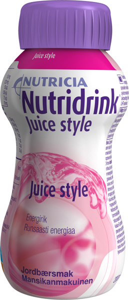 Drikk Nutridrink Juice style jordbær 200ml