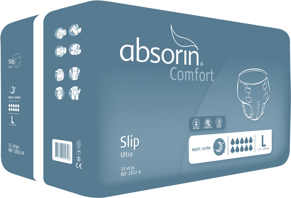 Bleie Absorin Comfort Slip Ultra L 15pk