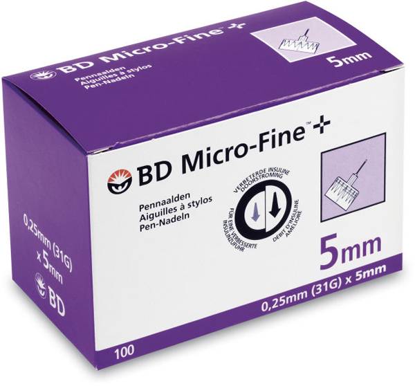 Kanyle til insulinpenn BD Microfine+ 31Gx5mm
