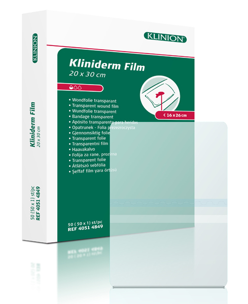 Bandasje transparent Kliniderm Film 20x30cm
