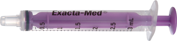 Sprøyte Exacta-Med oralsprøyte steril  3ml