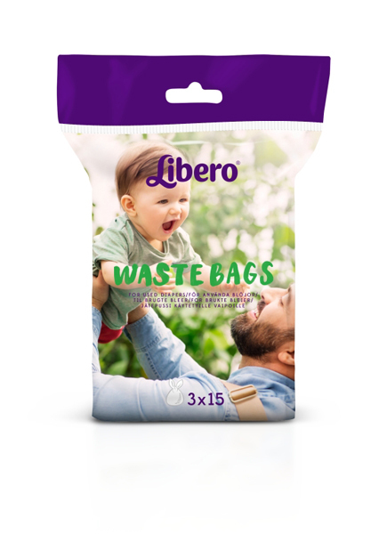 Avfallspose Libero waste bags 3rl à 15poser