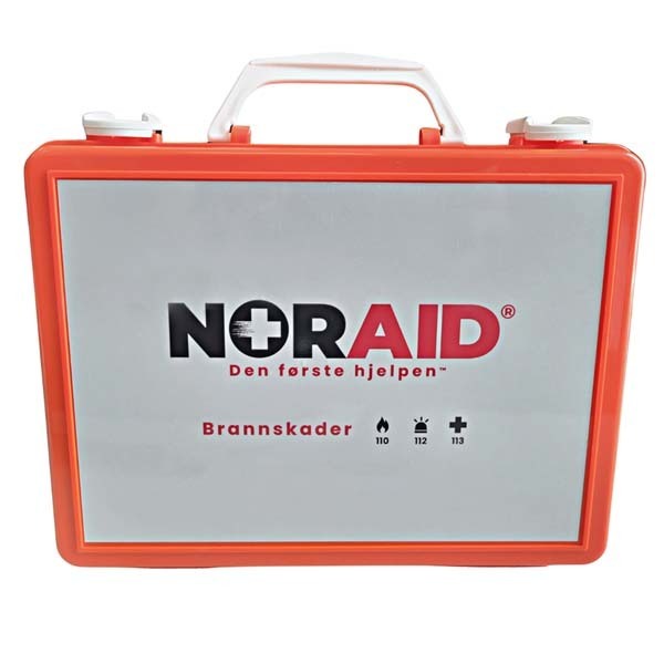 Førstehjelp NorAid brannskadekoffert m/innhold NO
