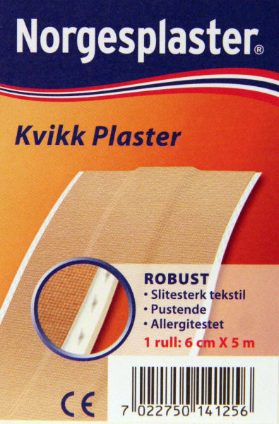 Plaster Norgesplaster tekstil 4125 6cmx5m