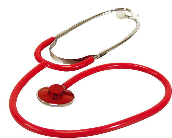 Stetoskop membran rød