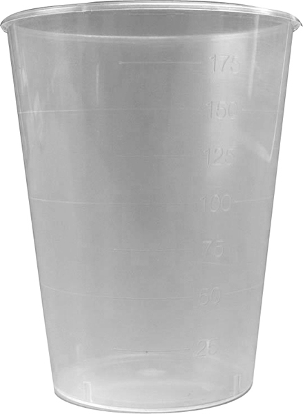 Drikkebeger transparent 185ml