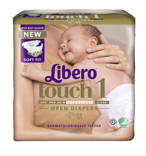 Bleie barn Libero Touch 1 2-5kg 22pk