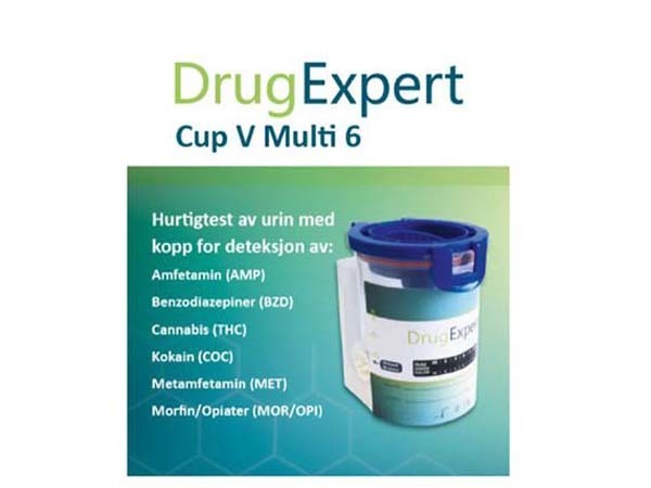 Narkotikatest  DrugExpert Cup V 6 Test