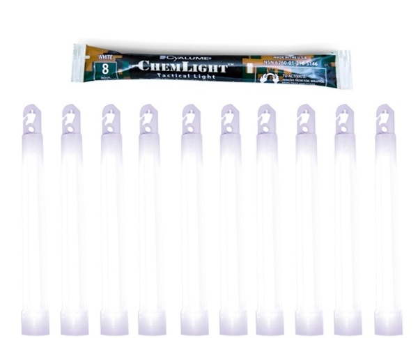 Førstehjelp Lightsticks hvit