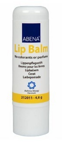 Leppomade Abena U/Farge og Parfyme 4,8g
